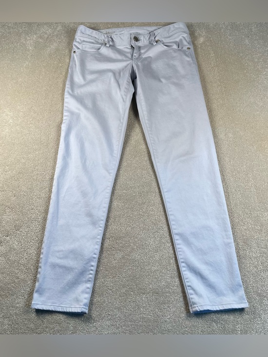 Lilly Pulitzer Pants - Lilly Pulitzer Worth Skinny Pants 5 Pocket Light Blue/Gray Women's 4